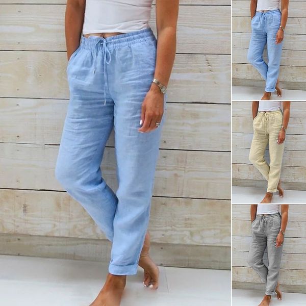 Pantalon d'été en lin