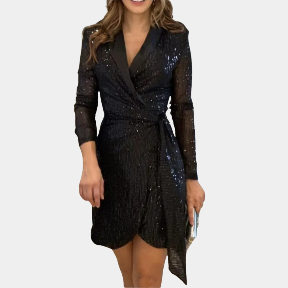 Robe Blazer Élégante Femme avec Ceinture - Sophistiquée et Moderne