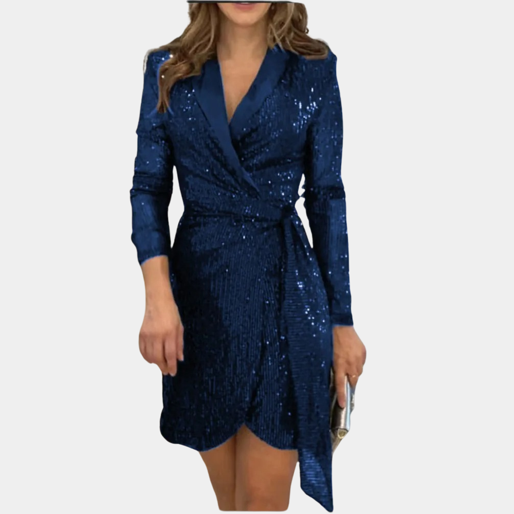 Robe Blazer Élégante Femme avec Ceinture - Sophistiquée et Moderne