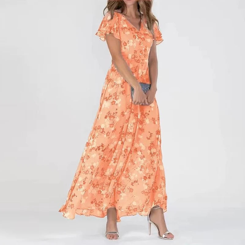 Élodie - Robe midi élégante