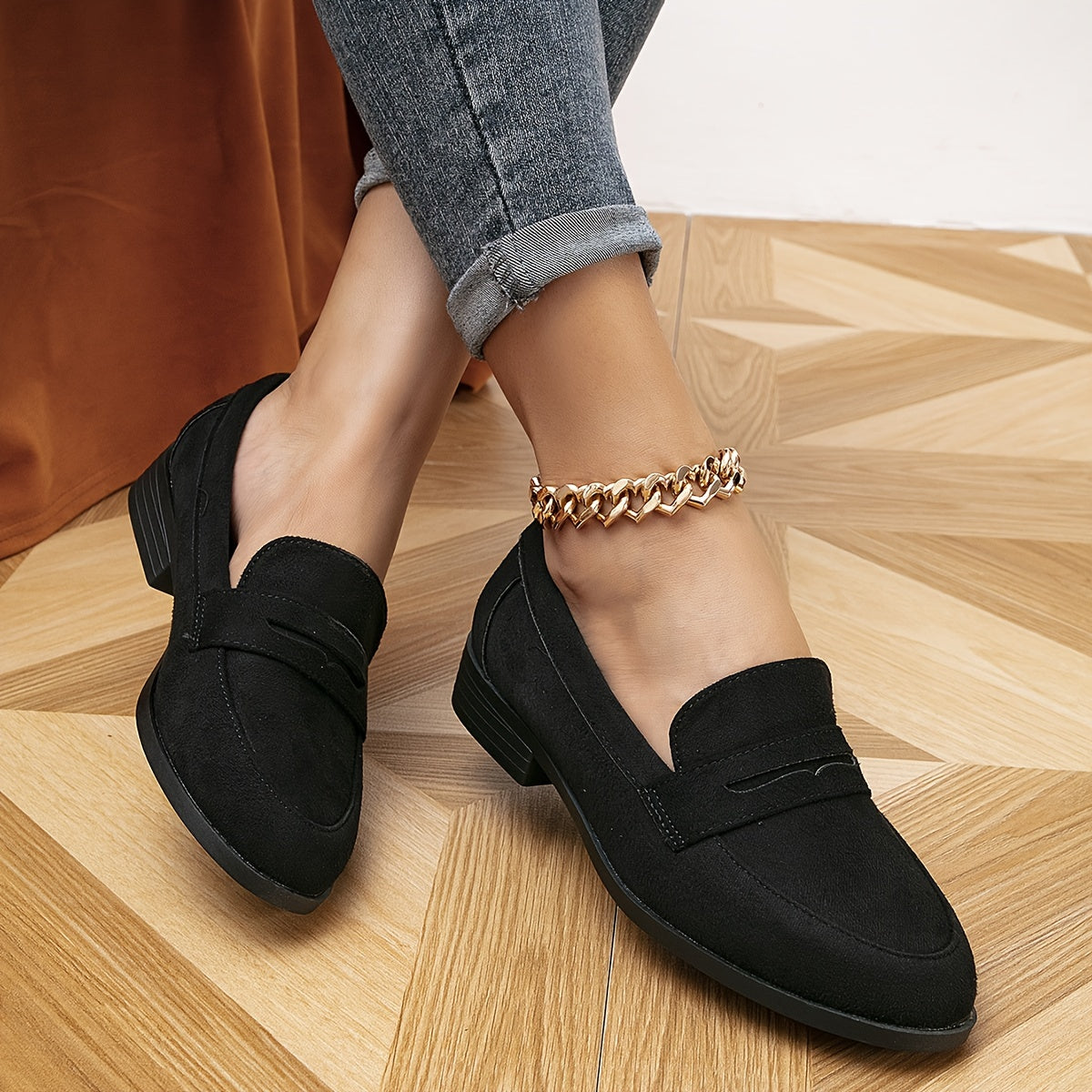 Xylia - Mocassins Slip-On en Daim