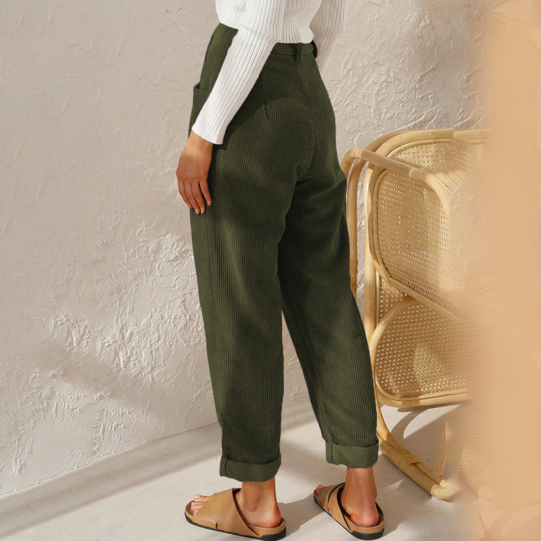 Janette - Pantalon en Cordon Confortable