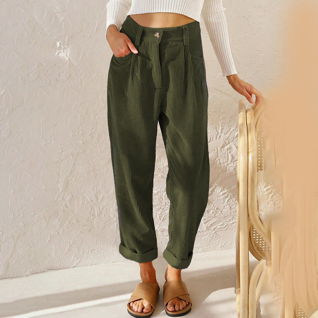 Janette - Pantalon en Cordon Confortable