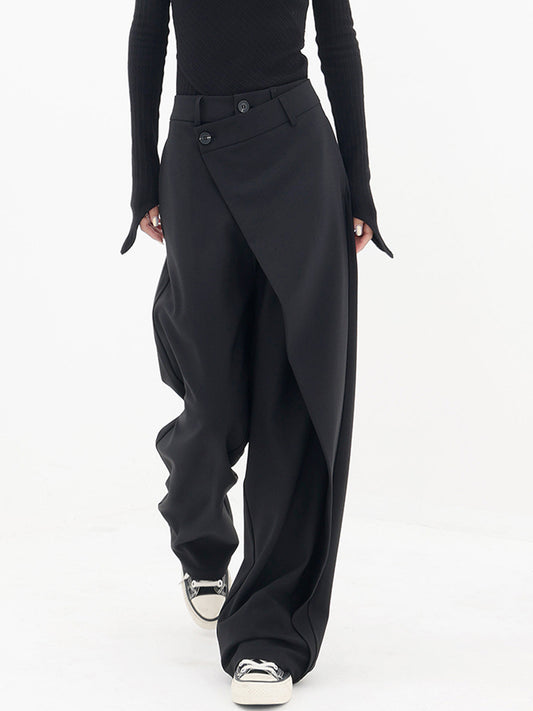 Bria - Pantalon Large Asymétrique