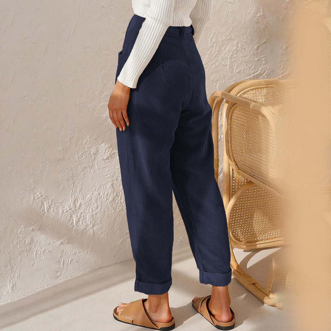 Janette - Pantalon en Cordon Confortable