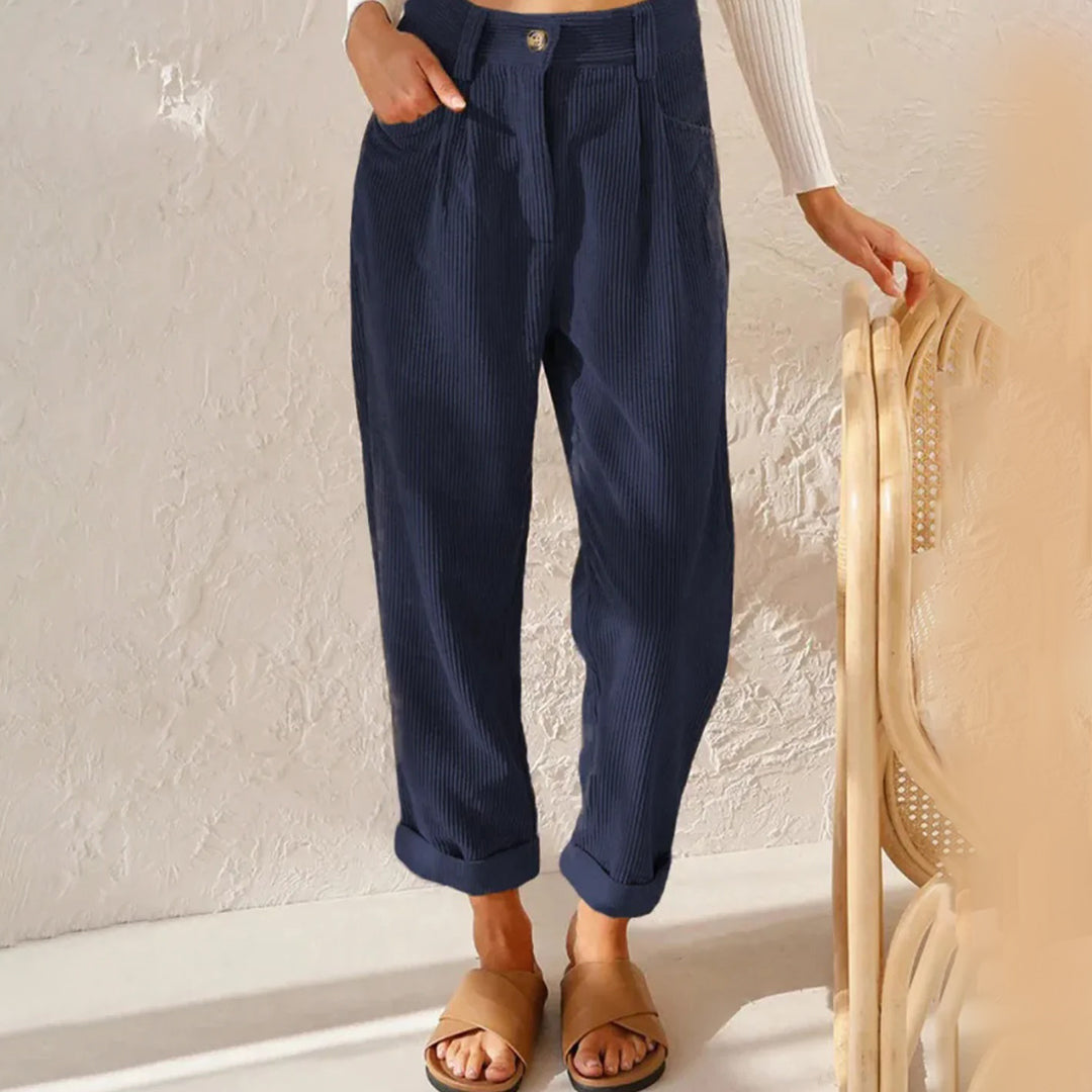 Janette - Pantalon en Cordon Confortable