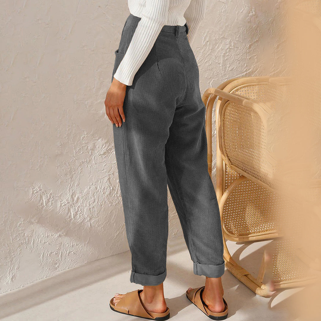 Janette - Pantalon en Cordon Confortable