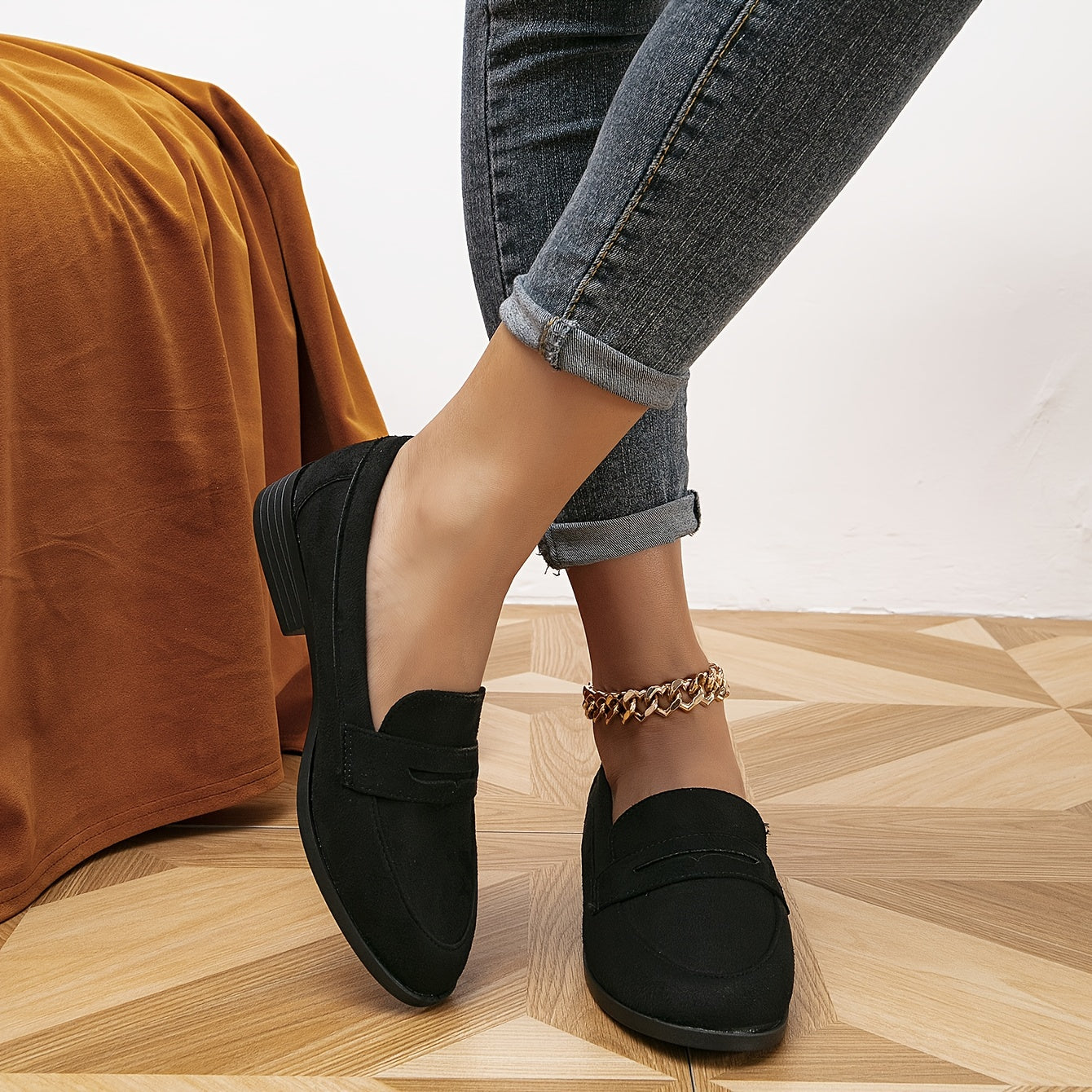 Xylia - Mocassins Slip-On en Daim