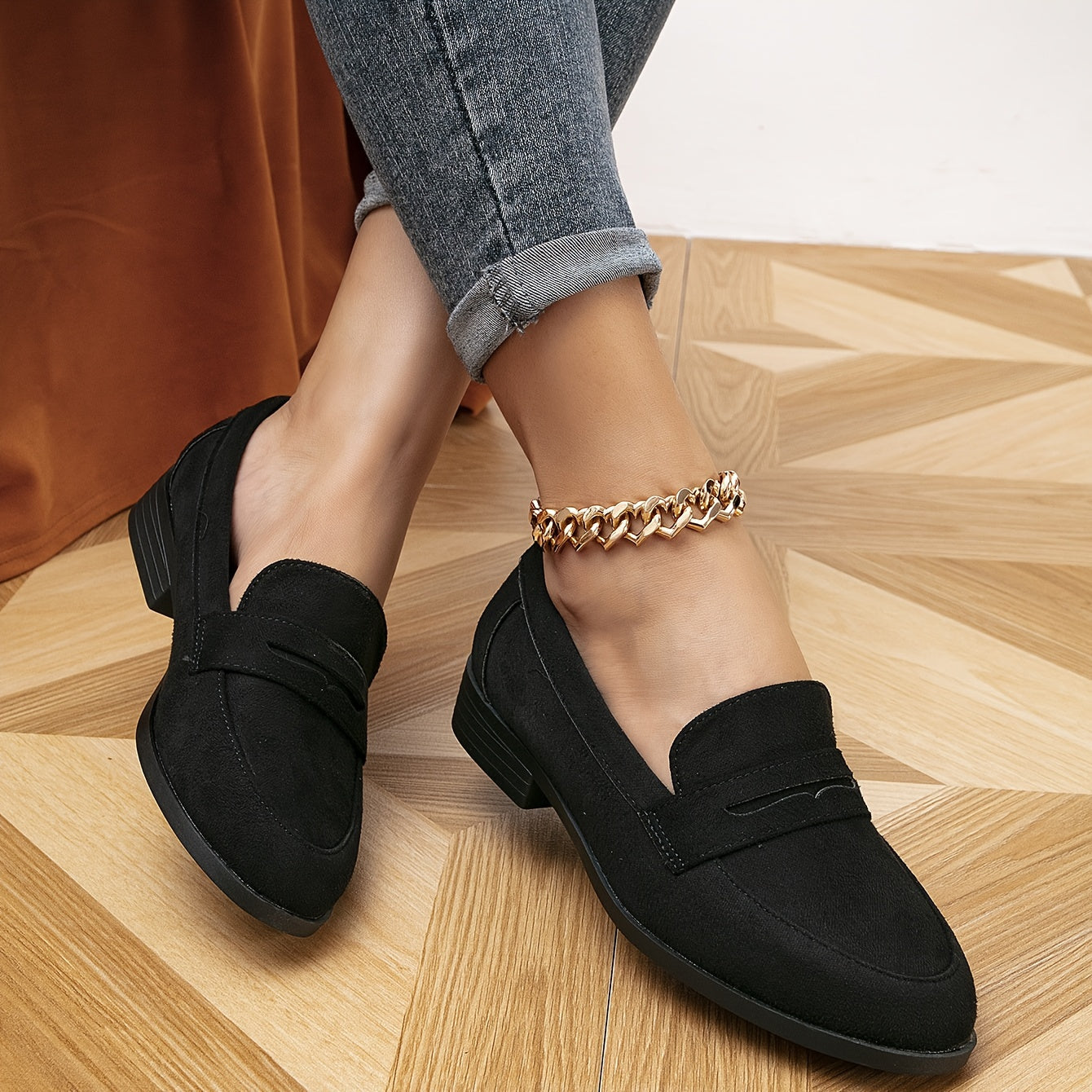 Xylia - Mocassins Slip-On en Daim